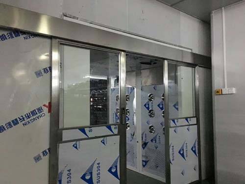 自动感应平移门货淋室 自动感应平移门货淋室