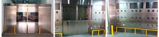 自动感应平移门货淋室工程案例 自动感应平移门货淋室工程案例